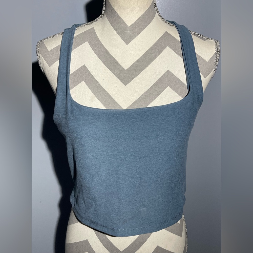 Beyond Yoga Slate Blue Tank Top